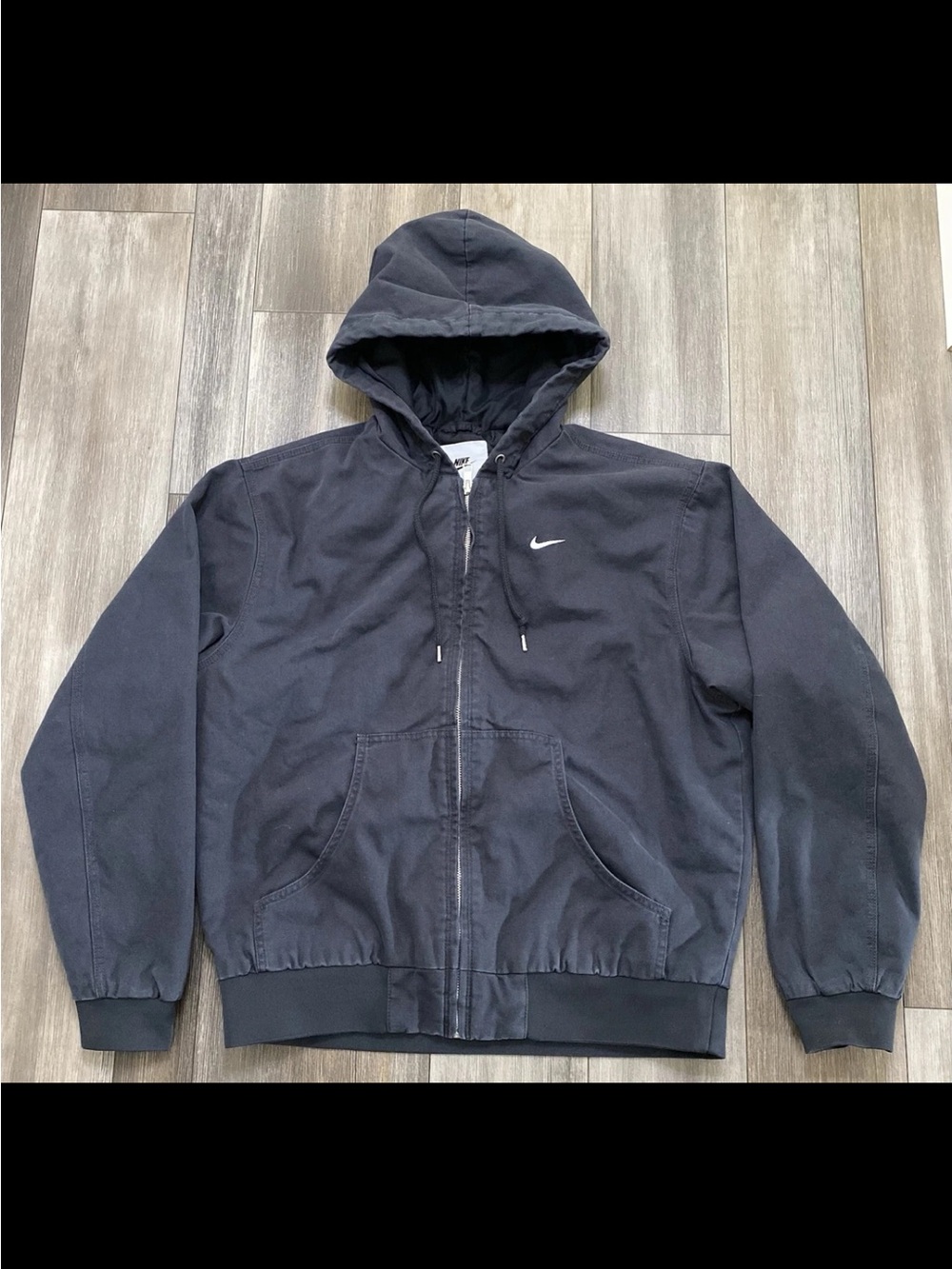 Nike Life Padded Jacket Mens S Black Therma-FIT DQ5172-045 Rare Canvas Coat
